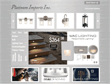 Tablet Screenshot of platinumimportsinc.com